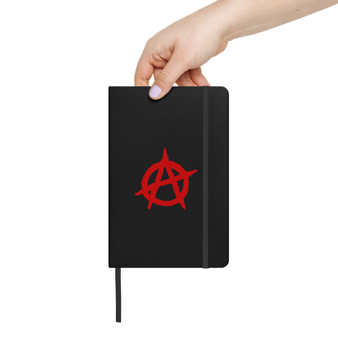 Punk Anarchy Symbol Hardcover bound notebook