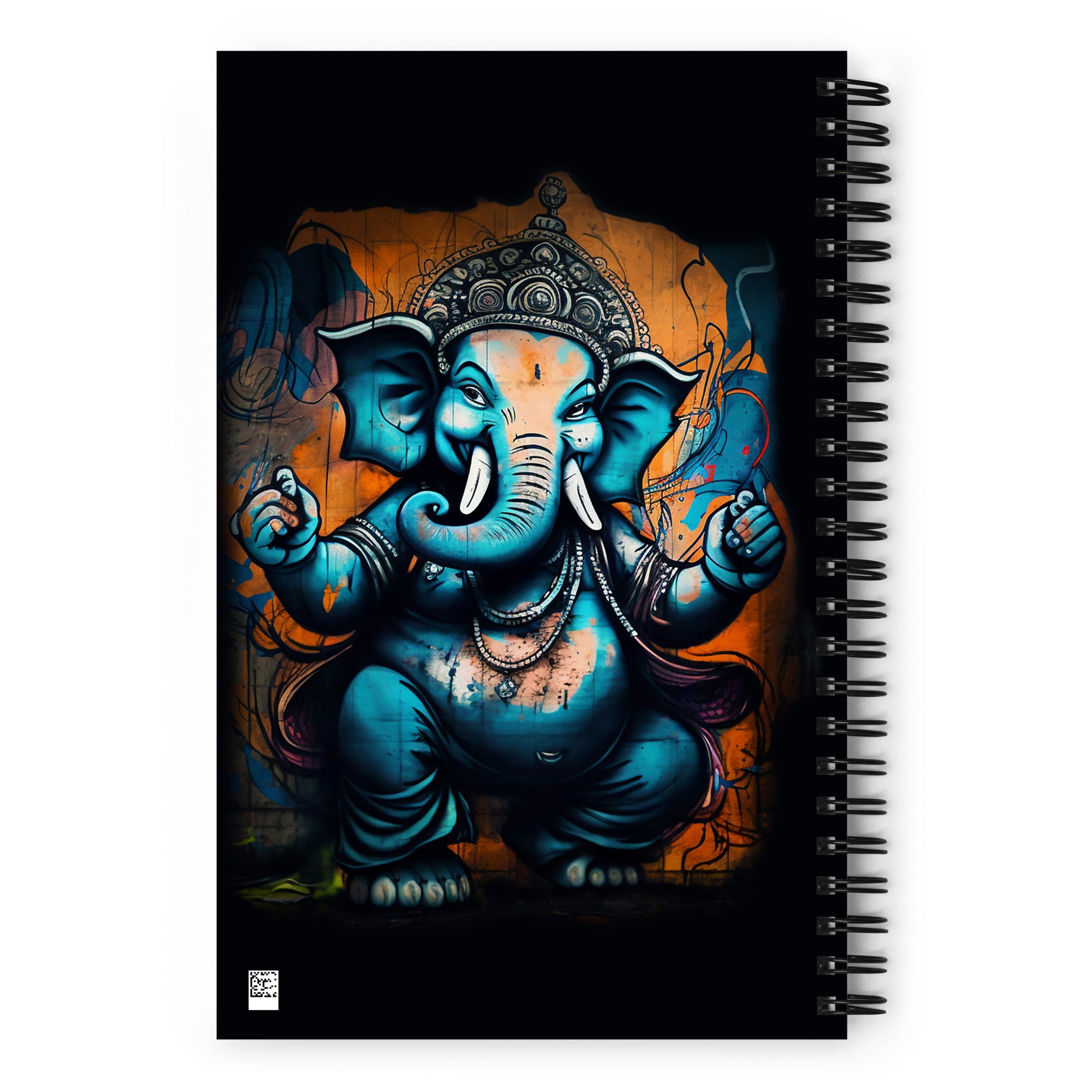 Urban Ganesha spiral notebook