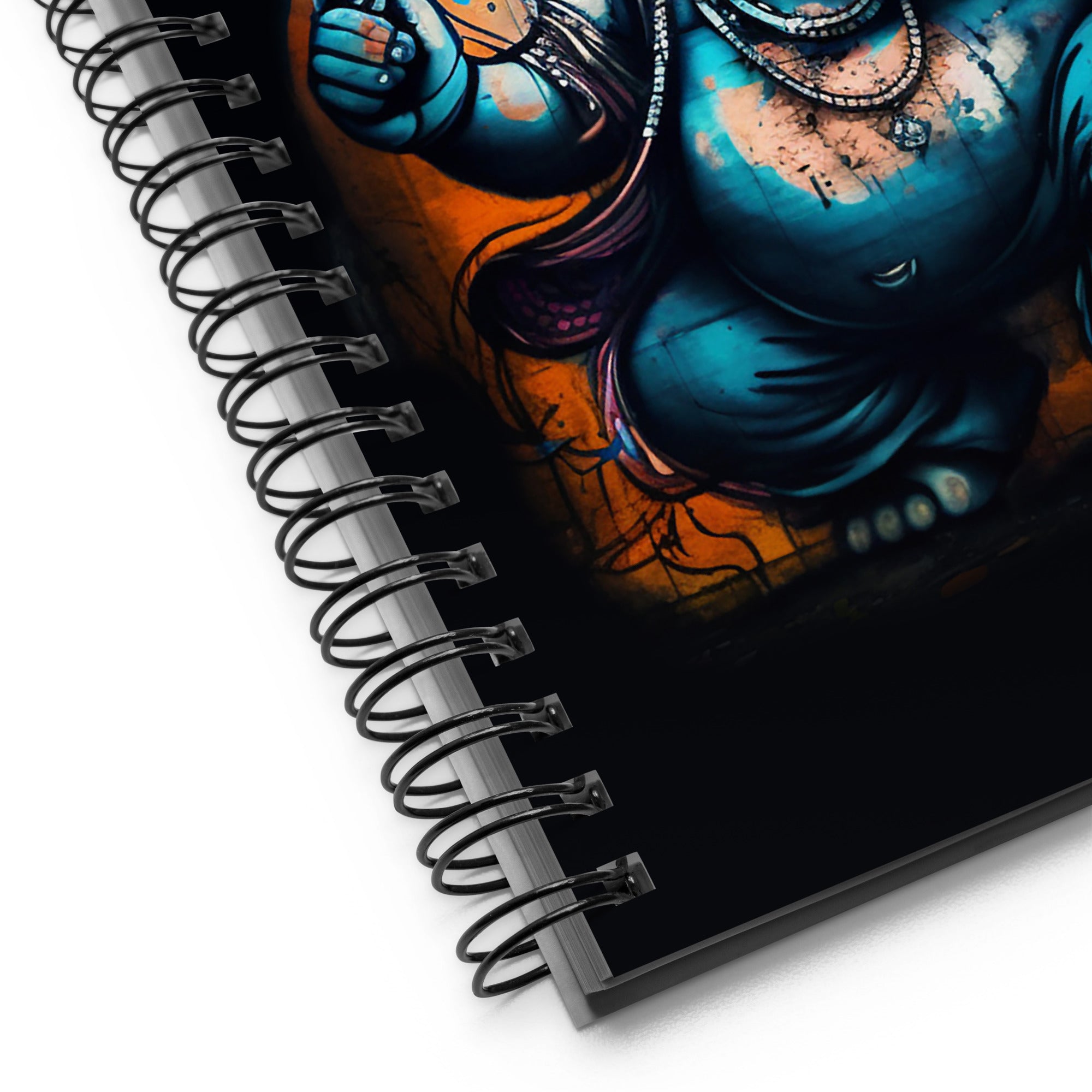 Urban Ganesha spiral notebook