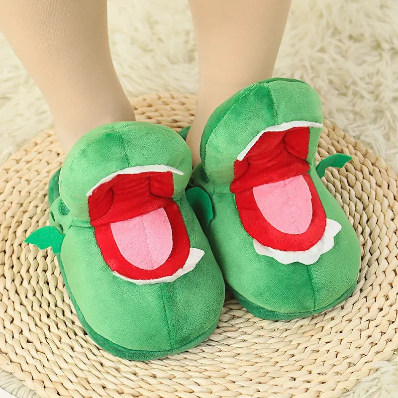 Adorable Cartoon Crocodile Slippers – Cozy &amp; Fun