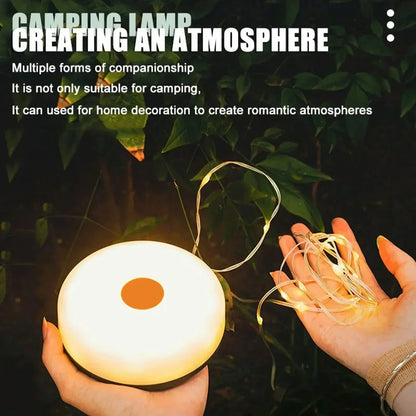 Solar-Powered Camping String Lights – Warm &amp; Decorative