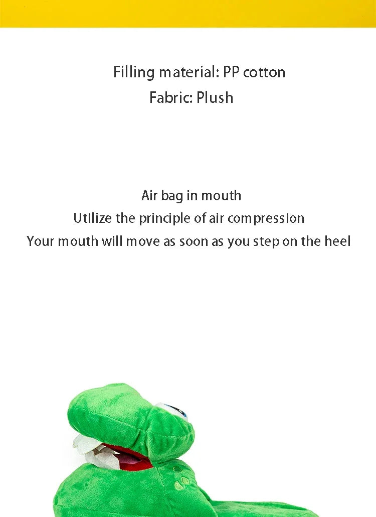 Adorable Cartoon Crocodile Slippers – Cozy &amp; Fun