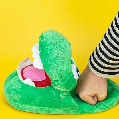 Adorable Cartoon Crocodile Slippers – Cozy &amp; Fun