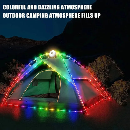 Solar-Powered Camping String Lights – Warm &amp; Decorative