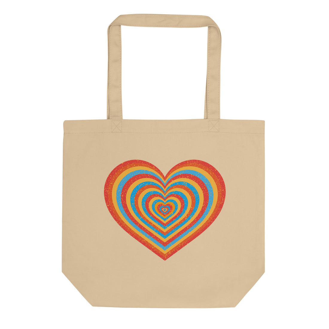 Multi-Colored Heart Eco Tote Bag