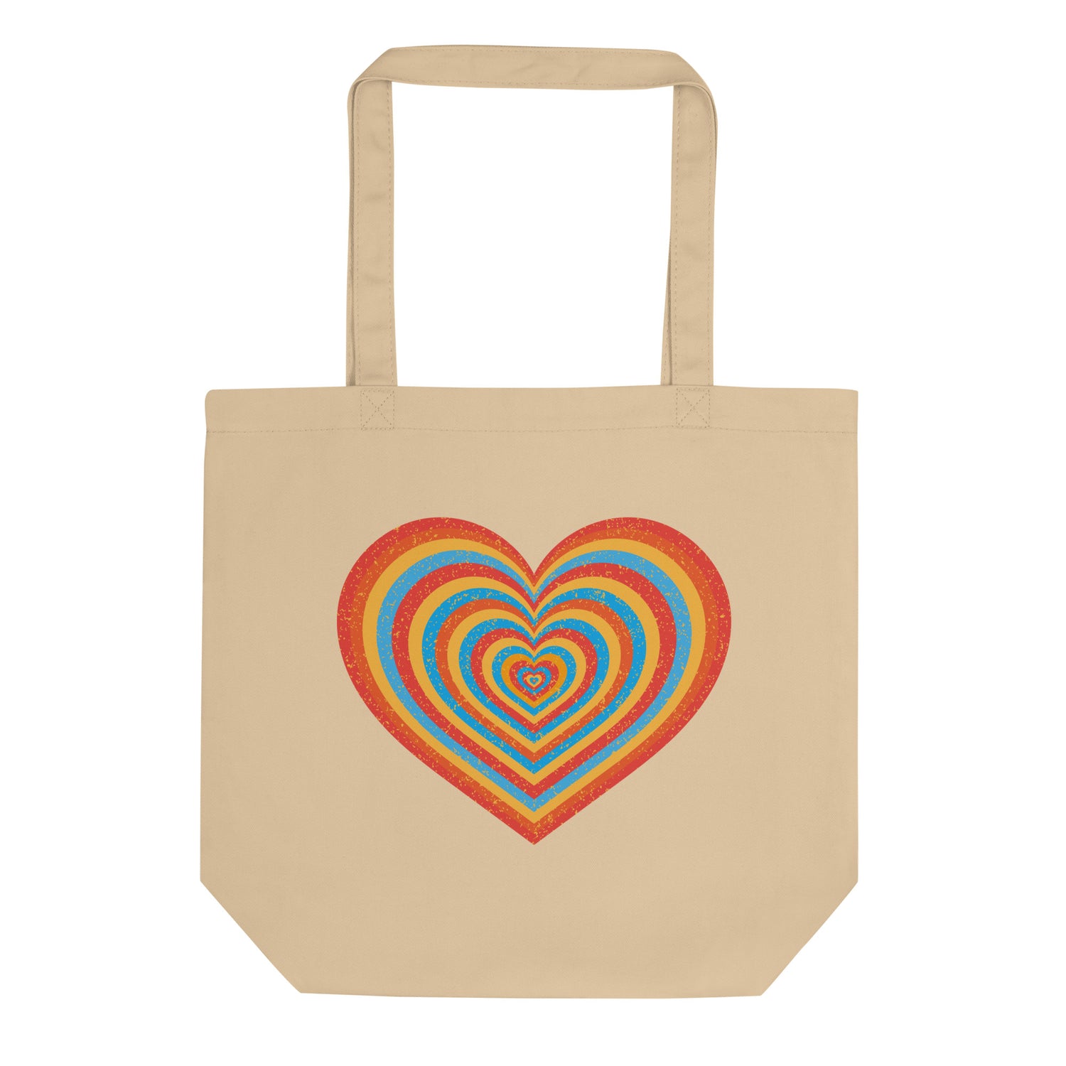 Multi-Colored Heart Eco Tote Bag