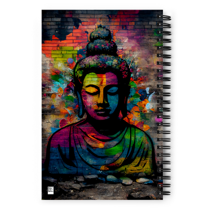 Graffiti Buddah II Spiral notebook