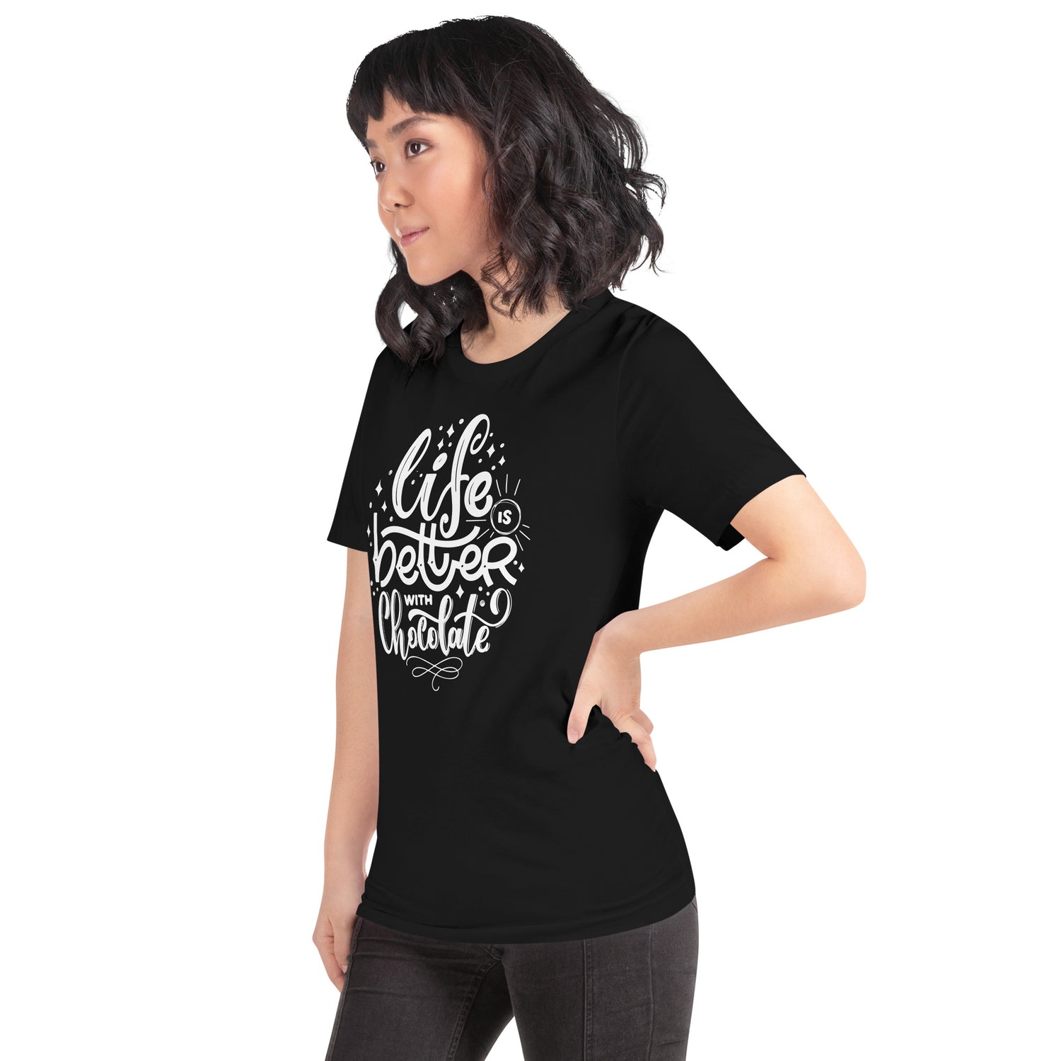 Life is Better with Chocolate Unisex t-shirt