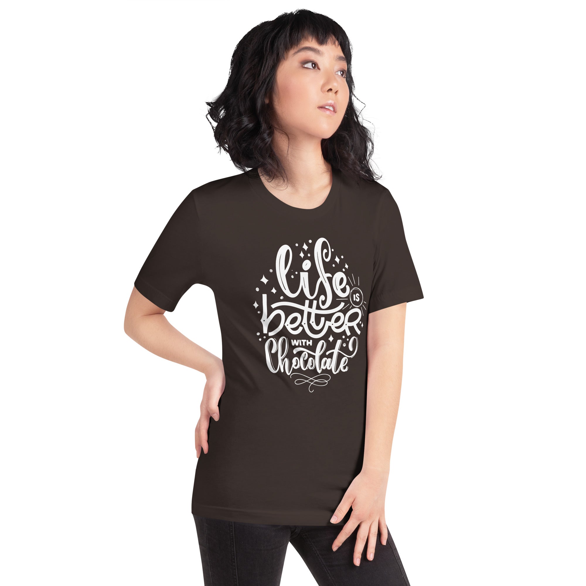 Life is Better with Chocolate Unisex t-shirt