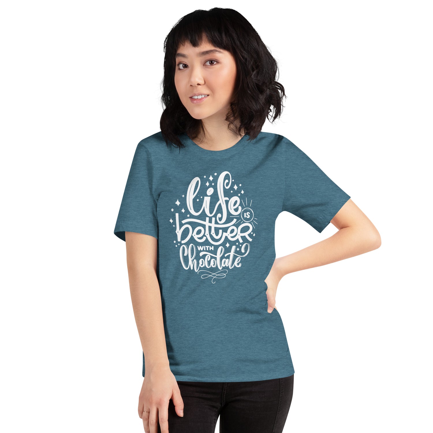 Life is Better with Chocolate Unisex t-shirt