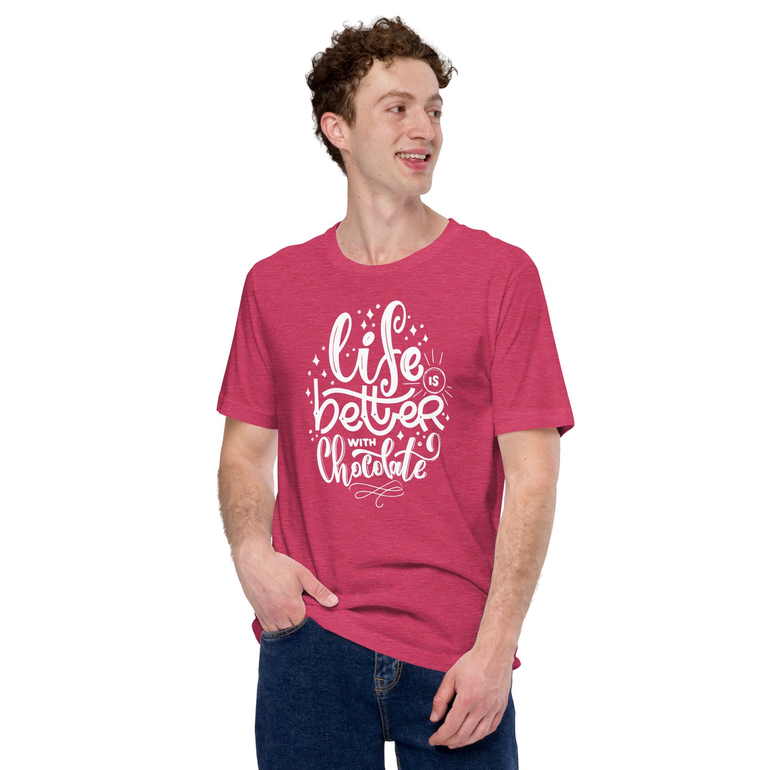 Life is Better with Chocolate Unisex t-shirt