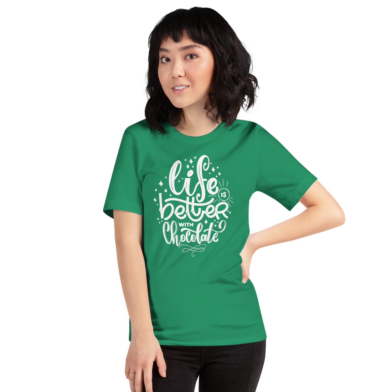 Life is Better with Chocolate Unisex t-shirt