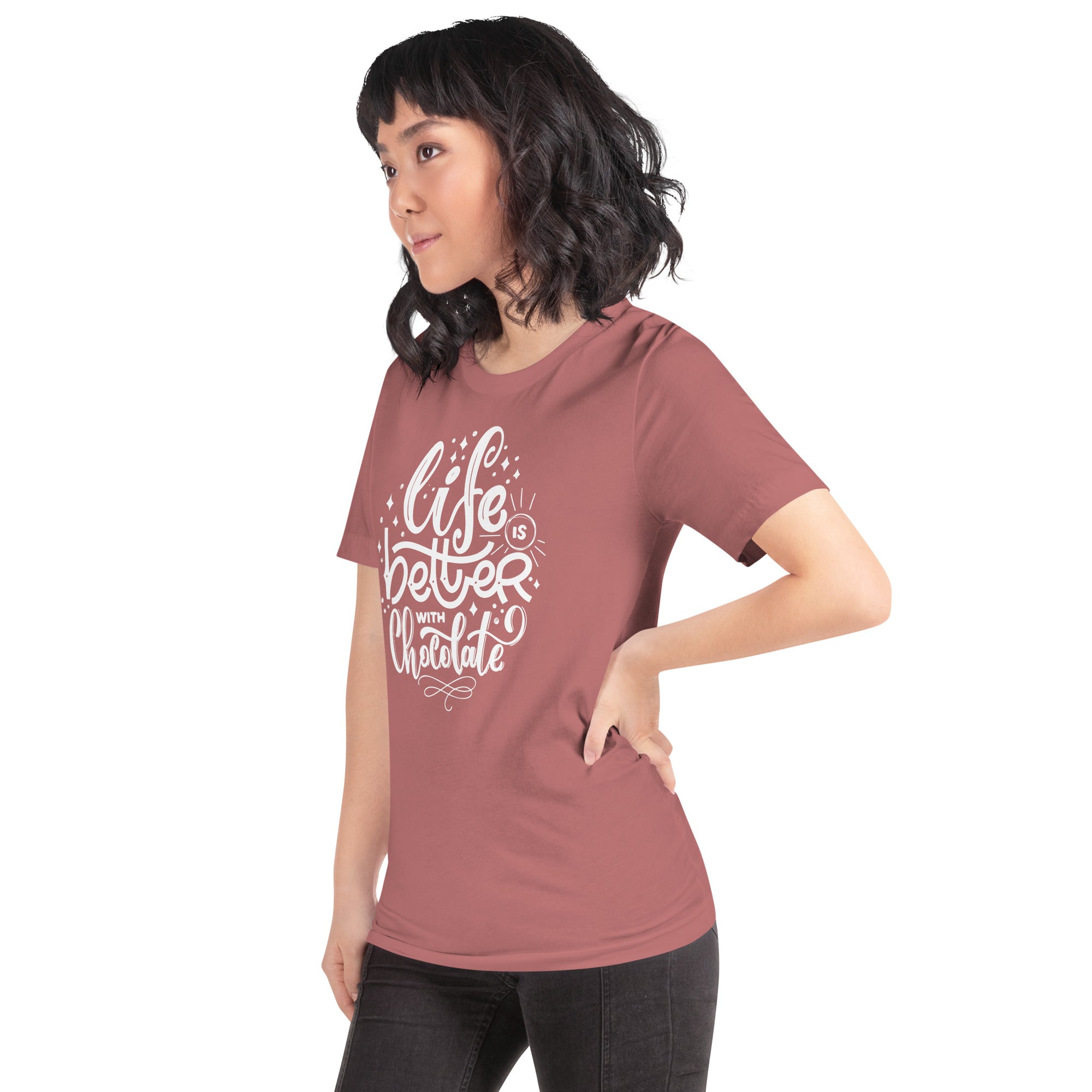 Life is Better with Chocolate Unisex t-shirt