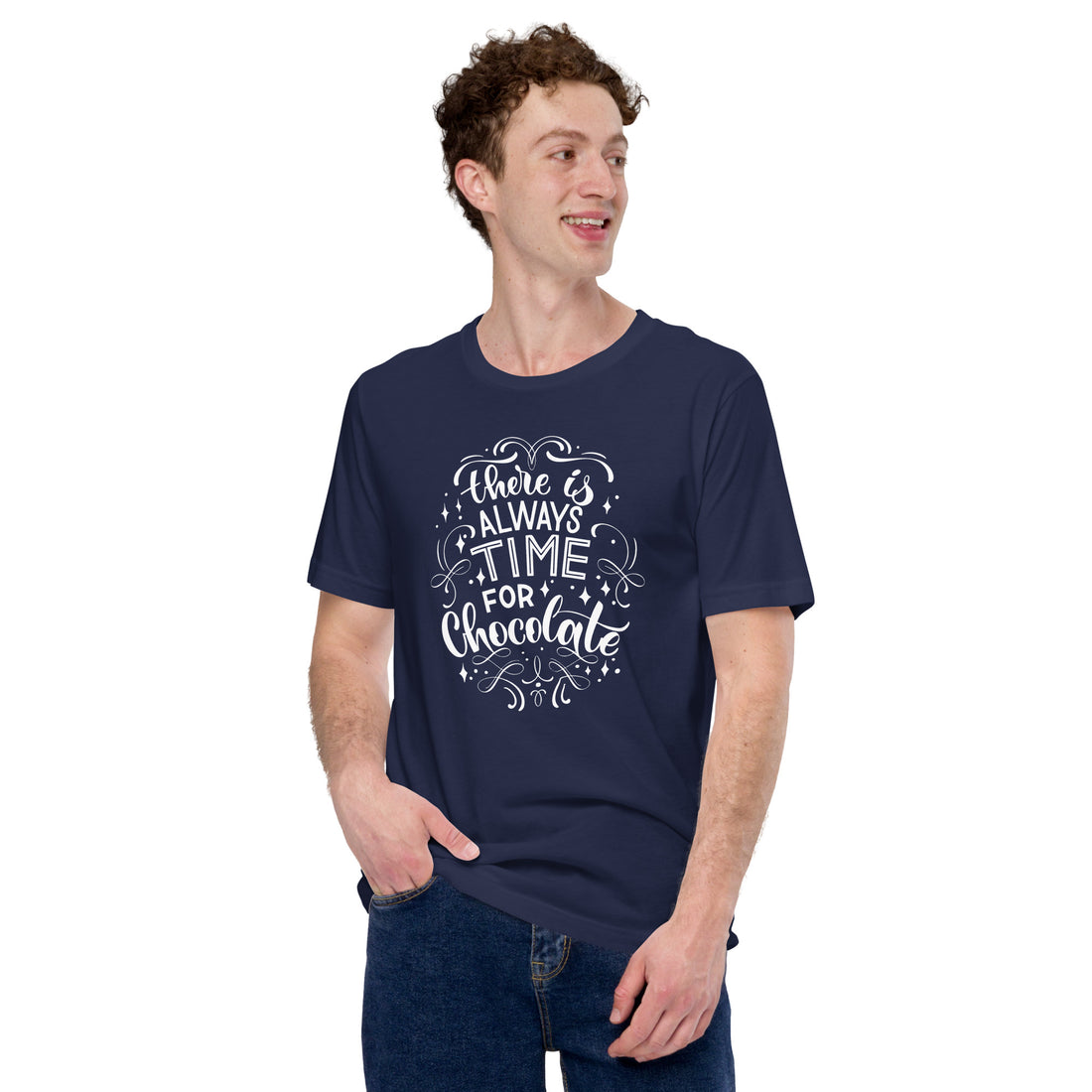 There is Always Time for Chocolate! Unisex t-shirt