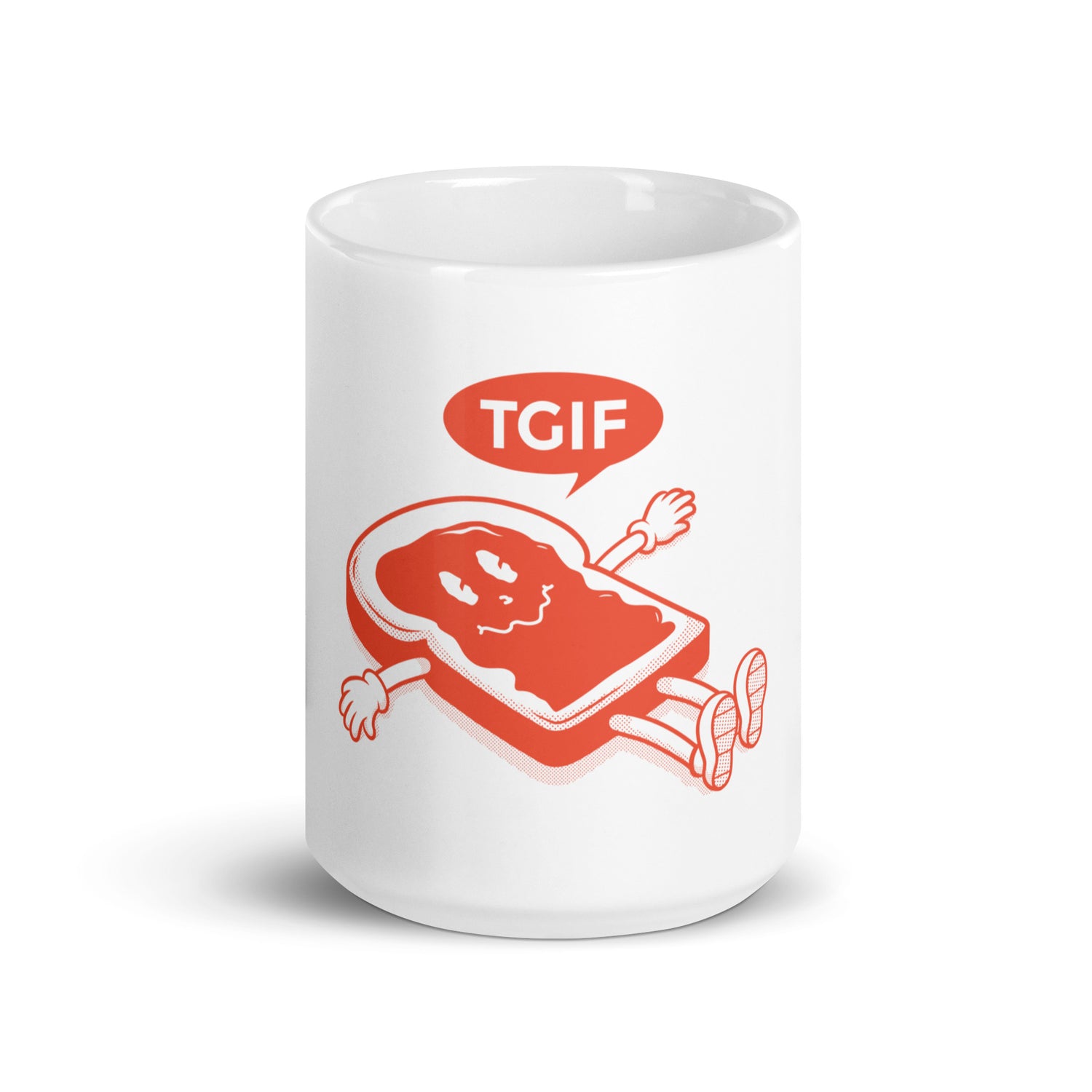 TGIF Sammy White glossy mug